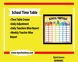 school time table