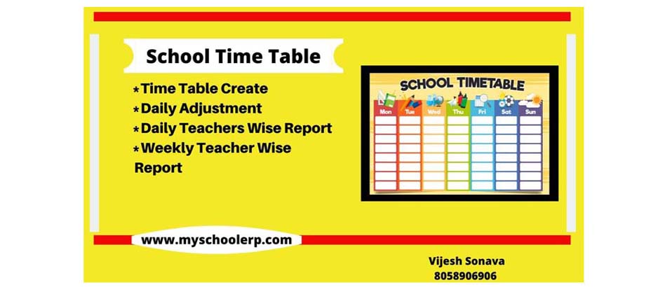 school time table